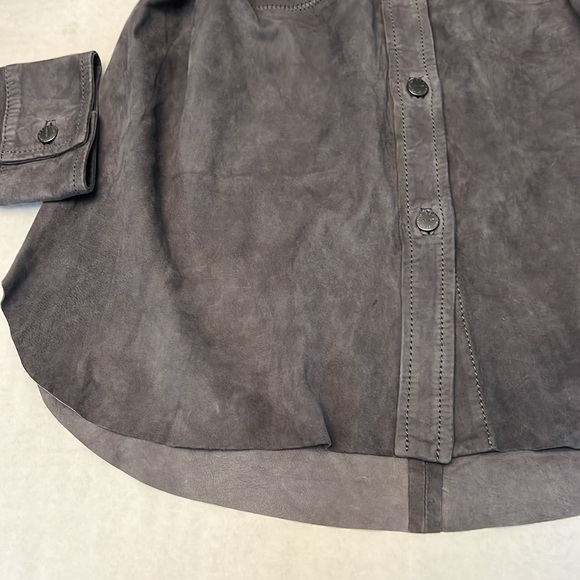 SUEDE CURRENT/ELLIOT - THE CLEAN PERFECT SHIRT SIZE 1=SMALL - Picture 11 of 16